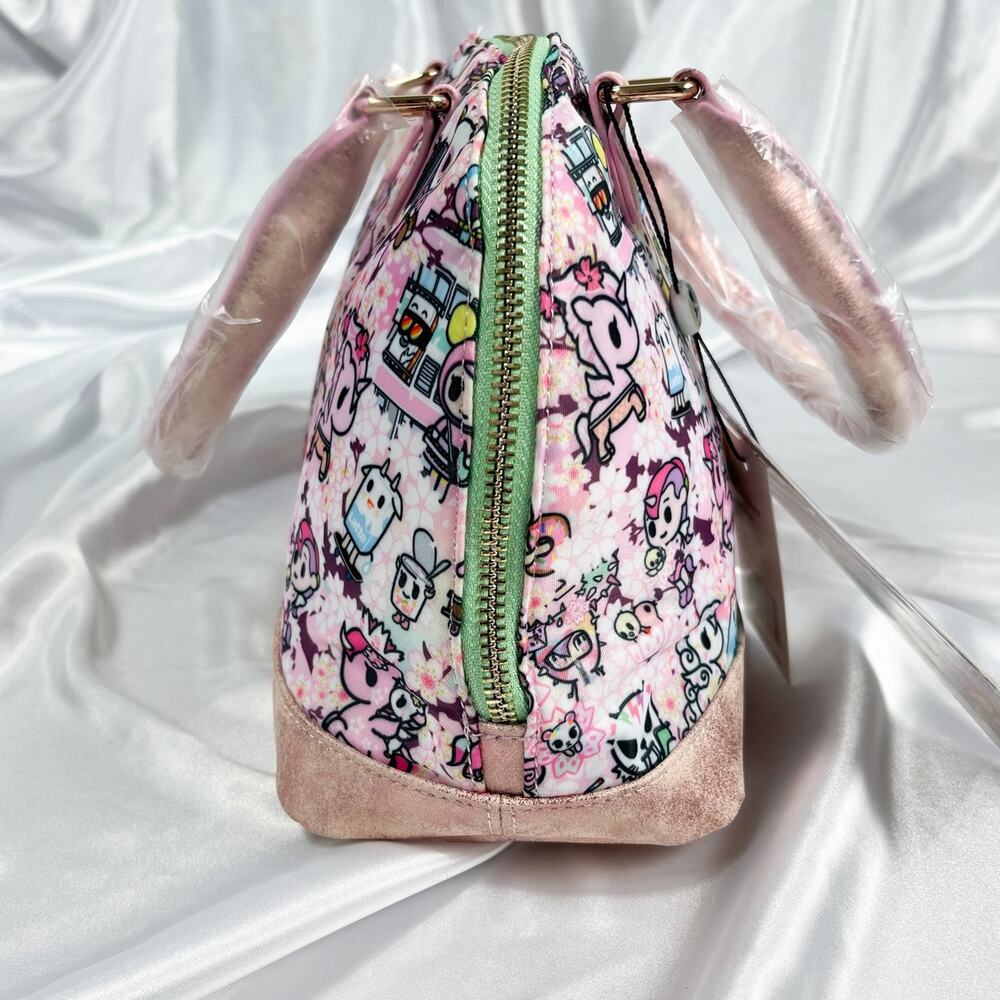 Tokidoki Hanami Picnic Dome Bag Pink Kawaii Purse SDCC 2022 Cherry Blossom NWT - Picture 4 of 9